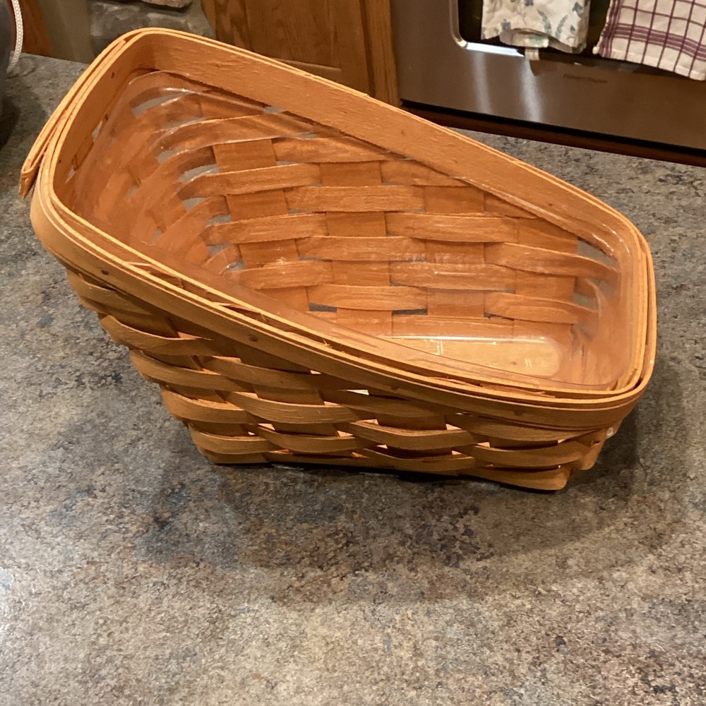 Longaberger Tan Woven Basket